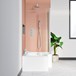 Drench 1500 L-Shaped Shower Bath with Panel and Shower Screen
