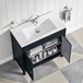 Butler & Rose Catherine Traditional 800mm Floorstanding Vanity Unit with Basin - Shadow Grey