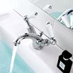 Butler & Rose Caledonia Lever Basin Mixer Tap With Waste - Chrome