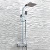 Andrew Exposed Dual Outlet Rigid Riser Thermostatic Shower Set