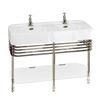 Arcade 1200mm Double Basin and Basin Stand