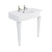 Arcade 900mm Basin with Overflow and Ceramic Console Legs