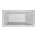 ArmourCast Bloque Small Single Ended Bath (inc leg pack) - 1400mm x 700mm