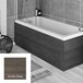 Harbour Avola Grey Vinyl Wrap Bath Panel