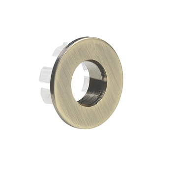 Crosswater MPRO Overflow Cover - Brushed Brass