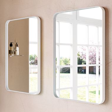 Bathroom Origins City Mirror 500 x 750mm - White