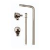 BC Designs Brushed Nickel Push Down Exposed Extended Bath Waste