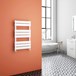 Brenton Avezzano White Flat Panel Heated Towel Rail - 800 x 450mm