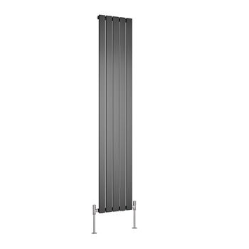 Brenton Flat Single Panel Vertical Radiator - 1800 x 340mm