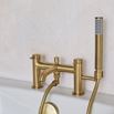 Britton Bathrooms Hoxton Bath Shower Mixer Tap - Brushed Brass