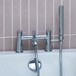 Britton Bathrooms Click-Clack Bath Waste & Overflow - Chrome