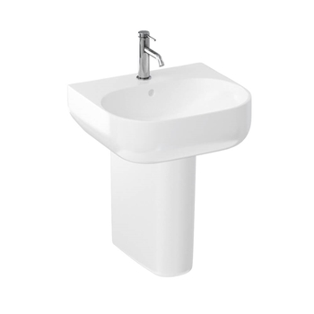 Britton Bathrooms Milan Basin & Semi-Pedestal - 500mm
