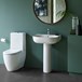 Britton Bathrooms Milan Close Coupled Toilet & Soft Close Seat - 650mm Projection