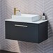 Britton Bathrooms Shoreditch Quad Countertop Basin - 500mm