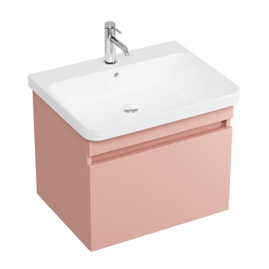Britton Bathrooms Dalston 600mm Wall Mounted Vanity Unit and Basin