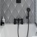 Britton Bathrooms Greenwich Bath Shower Mixer - Matt Black
