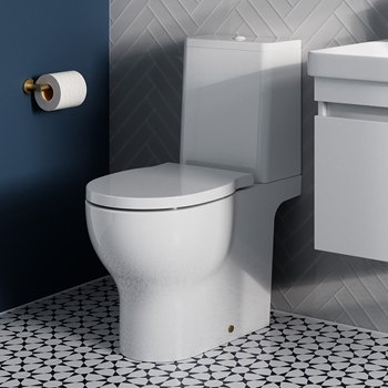 Britton Bathrooms Trim Close Coupled Toilet with Soft Close Seat