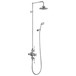 Burlington Avon Exposed Thermostatic Shower Kit with AirBurst Shower Head and Ceramic Handle Handset