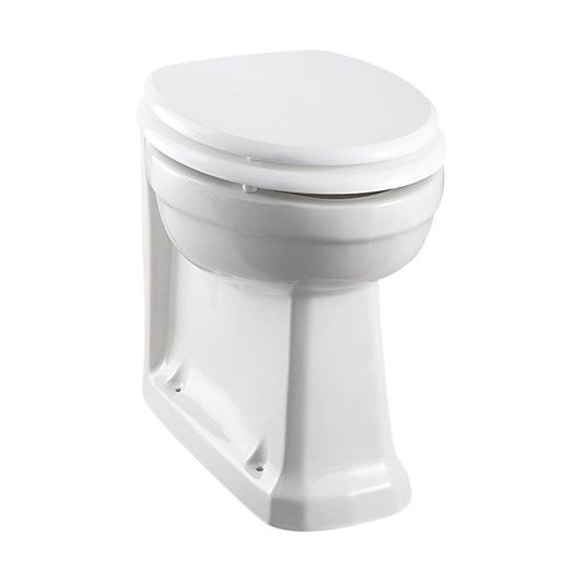 Burlington Back to Wall Toilet & Soft Close Seat - 480mm Projection