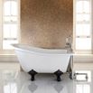Burlington Buckingham Mini Slipper Bath with Luxury Feet - 1500 x 740mm