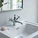 Burlington Claremont Basin Mixer Tap with High Central Indice and Pop-up Waste
