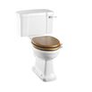 Burlington Close Coupled Toilet & Soft Close Seat - 730mm Projection