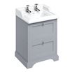 Burlington Freestanding 65 Vanity Unit with Drawers with Classic Basin - 654mm