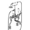 Burlington Kensington Tall Angled Deck Mounted Bath Shower Mixer with S Adjuster