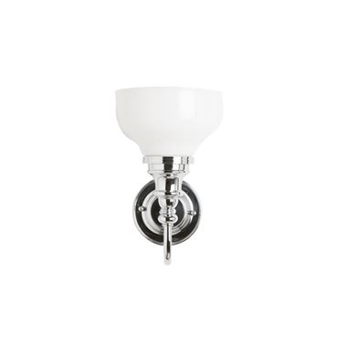Burlington Ornate Wall Light with Frosted Glass Cup Shade