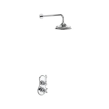 Burlington Severn Concealed Thermostatic Shower Kit with AirBurst Shower Head