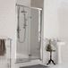 Burlington Traditional Sliding Soft Close Shower Door & Optional Side Panel