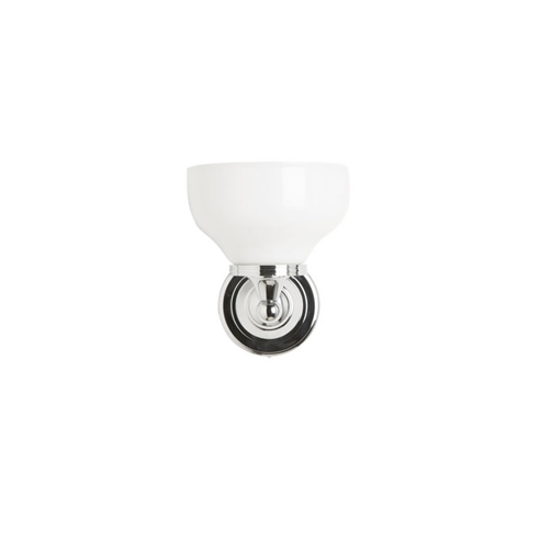 Burlington Wall Light with Frosted Glass Cup Shade