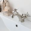 Butler & Rose Caledonia Pinch Basin Mixer Tap With Pop-Up Waste - Nickel