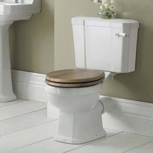 Butler & Rose Catherine Traditional Close Coupled Toilet (Excluding Seat)