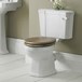 Butler & Rose Catherine Traditional Close Coupled Toilet (Excluding Seat) - 690mm Projection