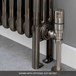 Butler & Rose 3 Column Horizontal Radiator - Bare Metal Lacquer Finish - 500mm & 600mm