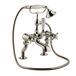 Butler & Rose Caledonia Pinch Bath And Shower Mixer Tap With Shower Kit - Nickel