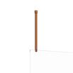 Crosswater Gallery 8 & 10 Glass to Ceiling Bracing Bar (600mm) - Brushed Bronze