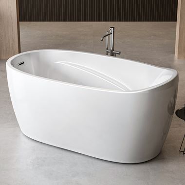 Charlotte Edwards Ceres White Freestanding Bath - 1400 x 750mm
