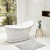 Charlotte Edwards Ersa White Small Freestanding Bath - 1350 x 750mm