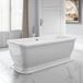 Charlotte Edwards Henley White Freestanding Bath - 1730 x 790mm