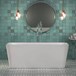 Charlotte Edwards Leda White Freestanding Bath - 1500 x 780mm