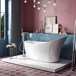 Charlotte Edwards Portobello White Freestanding Bath - 1590 x 680mm