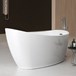 Charlotte Edwards Proteus White Freestanding Bath - 1550 x 780mm