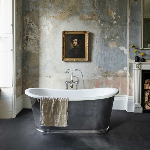 Clearwater Balthazar ClearStone Roll Top Bath - 1675 x 760mm