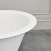 Clearwater Classico Grande ClearStone Roll Top Bath with Claw Feet - 1690 x 800mm