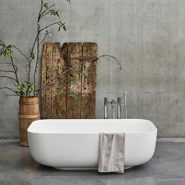Clearwater Duo ClearStone Freestanding Bath - 1550 x 950mm