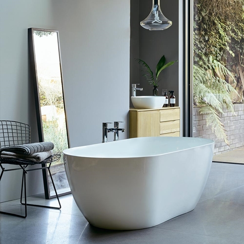 Clearwater Formoso ClearStone Freestanding Bath - 1500 & 1690 x 800mm