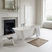 Clearwater Lonio Natural Stone Roll Top Bath - 1700 x 750mm