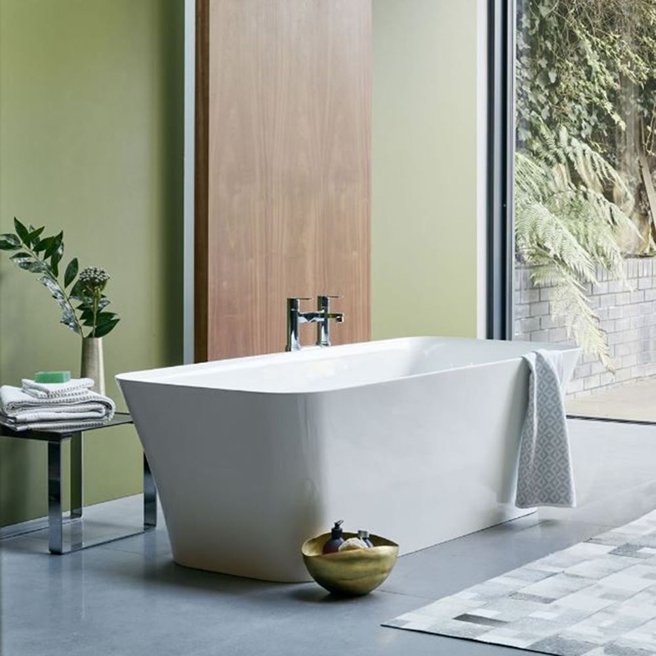 Clearwater Palermo ClearStone Freestanding Bath - 1524 & 1790 x 750mm